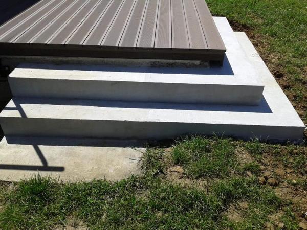 CCréation de marches béton