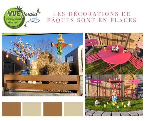 Les décorations de Pâques sont en places !!